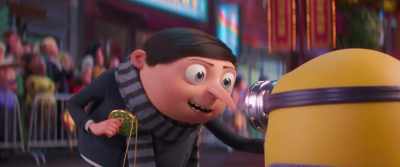 Oh... [chuckles bashfully] - Minions: The Rise of Gru