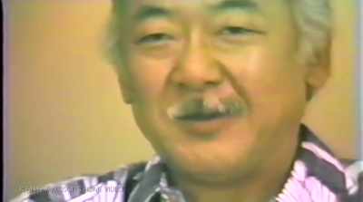 Oh! [chuckles] Canvas. You like? - More Than Miyagi: The Pat Morita Story