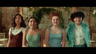 - Oh. [chuckles]
- [Megan mumbles] - The Slumber Party