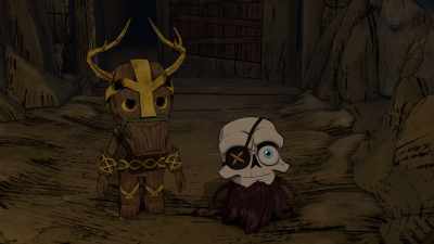 Oh... [chuckles] ...which reminds me, - Curses!