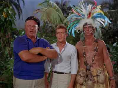 OH, COME ON, GILLIGAN.
AIM IT AND THROW IT. - Gilligan's Island
