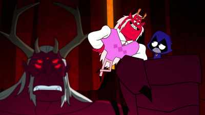 Oh, come on, sweetie, so he can be
fully returned to existence. - Teen Titans Go! Vs  Teen Titans
