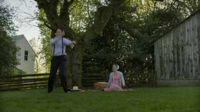 Oh, come on, there's no music,
so, technically... - Amish Affair