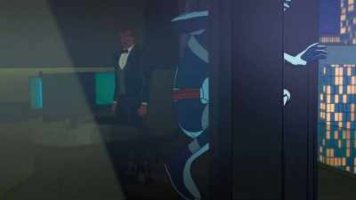Oh, crap, my friends!
I have to get back. Bye, Mr. Osborn! - Your Friendly Neighborhood Spider-Man