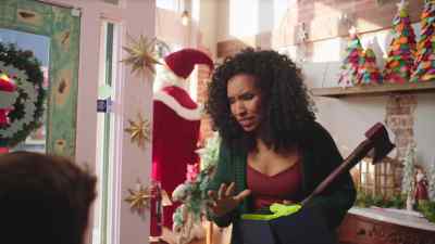 Oh, crap. 
Uh... Hold on. - Adult Swim Yule Log 2: Branchin' Out