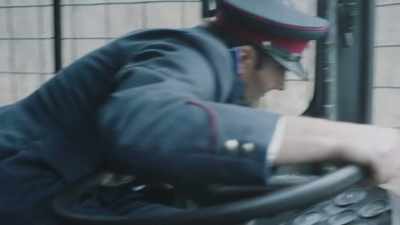 - Oh, damn.
- (TIRES SCREECHING) - Comrade Detective