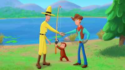 - Oh, deal.
(Curious George chattering) - Curious George: Go West, Go Wild