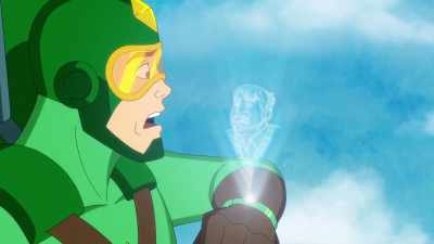 Oh, dear God! Everything
here is on fire. - Kite Man: Hell Yeah!