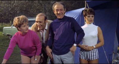 Oh dear the ram's loose - Carry on Camping