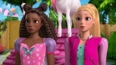 Oh, and did you know there's
a little horse - Barbie: A Touch of Magic