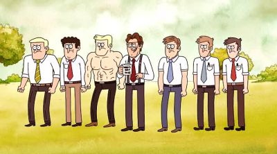 Oh did you meet my staff? Best from the best! - Regular Show