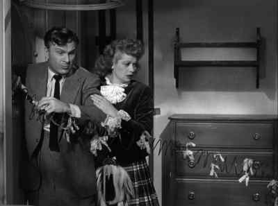 Oh, do you think those
springs will hold? - The Fuller Brush Girl