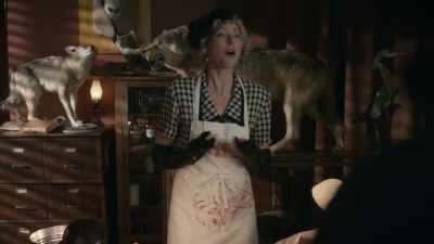 Oh, and don't forget, - Frankie Drake Mysteries