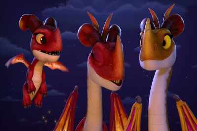 - Oh, we don't wanna intrude.
- There's plenty more fish. - Dragons: Rescue Riders