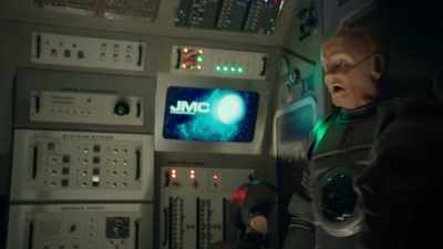 Oh, er, time to wake up, sirs.
The sandstorm has blown over. - Red Dwarf: The Promised Land