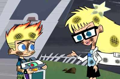 Oh, we fiddled with it,
and now it makes things bigger. - Johnny Test