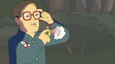 Oh, my fuck!
I didn't see these red dots under here! - Trailer Park Boys: The Animated Series