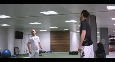 -Oh, fucking hell, all right, here we go.
-Here we go, come on. - Andy Murray: Resurfacing