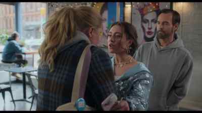 - Oh, getting coffee. It's a coffee shop.
- You okay? - Kinda Pregnant