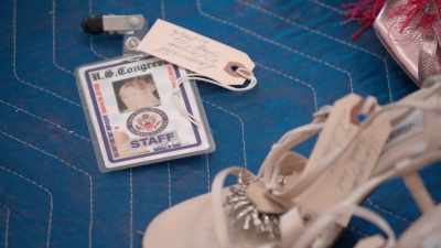 Oh, my God. And her Congress badge and-- - Get Organized with The Home Edit