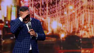 Oh my God, it burns
when he burps. - Russell Peters: Deported