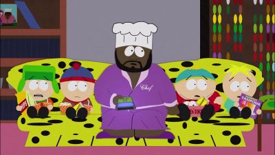 Oh, God damn it!
- The TV left! - South Park