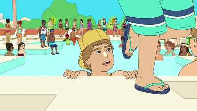 Oh, my God, my eye!
I'm allergic to chlorine! - Fairfax