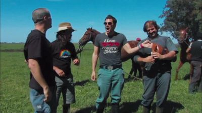 Oh my God He just pleasured a horse - Jackass Number Two