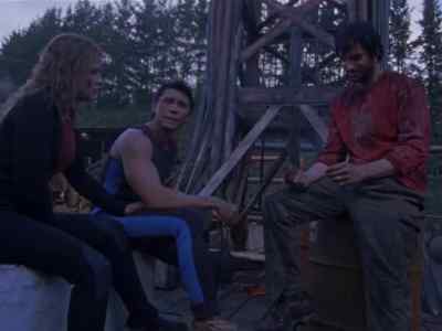 - Oh, God.
- Hold on to me. - Red Water