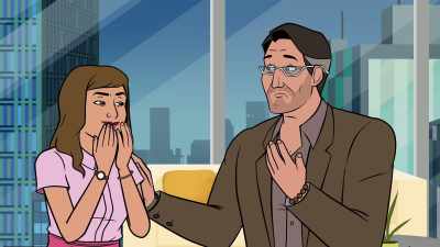 Oh, my God.
I-I'm so sorry. - Birdgirl