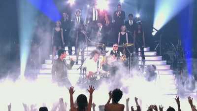 Oh, my god,
I just sang on stage with Queen." - The Show Must Go On: The Queen + Adam Lambert Story