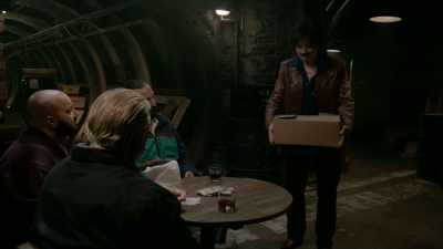 Oh, God.
Just put the box down on the table. - Murderville