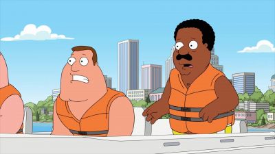 Oh, my God! That shark's
attacking Quagmire! - Family Guy