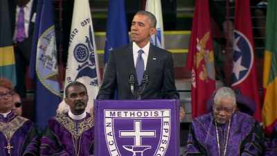 Oh, but God works
in mysterious ways. - Obama: In Pursuit of a More Perfect Union