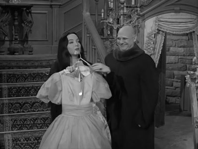 Oh, Gomez, darling, I was
going to try on these dresses - The Addams Family