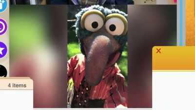 Oh, good, because I haven't shot it yet.
(CHUCKLES) - Muppets Now