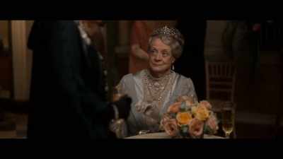 Oh, good.
I'm glad I'm a revelation - Downton Abbey