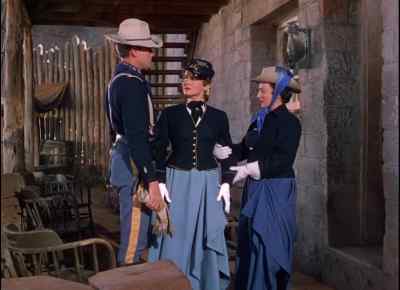 Oh, good morning, Flint.
Well, darling, you look nice. - She Wore a Yellow Ribbon
