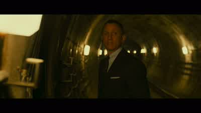 Oh good There's a train coming - Skyfall