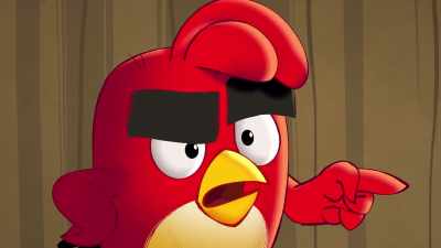 Oh gosh golly, no. My uncle is terrifying. - Angry Birds: Summer Madness