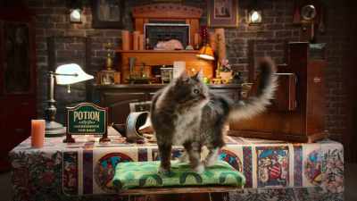 Oh my gosh, you guys. A secret,
tiny, cat-sized magic shop! - Scaredy Cats