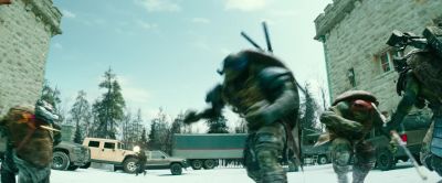 Oh my gosh they have guns - Teenage Mutant Ninja Turtles