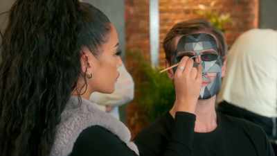 Oh, my gosh.
I'm not sure if I am going to finish. - Glow Up: Britain's Next Make-Up Star