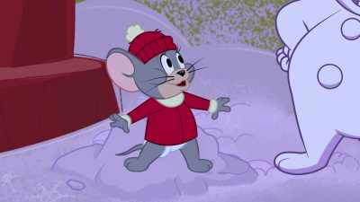 Oh, my gosh!
You're a real snow mouse, aren't you? - Tom and Jerry Snowman's Land