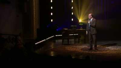 "Oh, Grandma, your titteth
has poppethed out. - Tom Papa: Human Mule