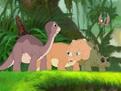 Oh great We'll never catch those beakheads - The Land Before Time VII: The Stone of Cold Fire