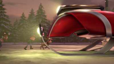 -Oh, gross.
-[toy squeaks] - Reindeer in Here