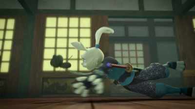 Oh! [grunts] - Samurai Rabbit: The Usagi Chronicles