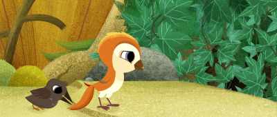Oh, hello, little bird. - Puffin Rock and the New Friends