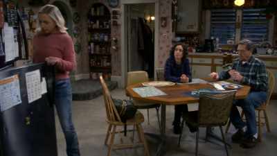 Oh,
her foot's coming along, - The Conners